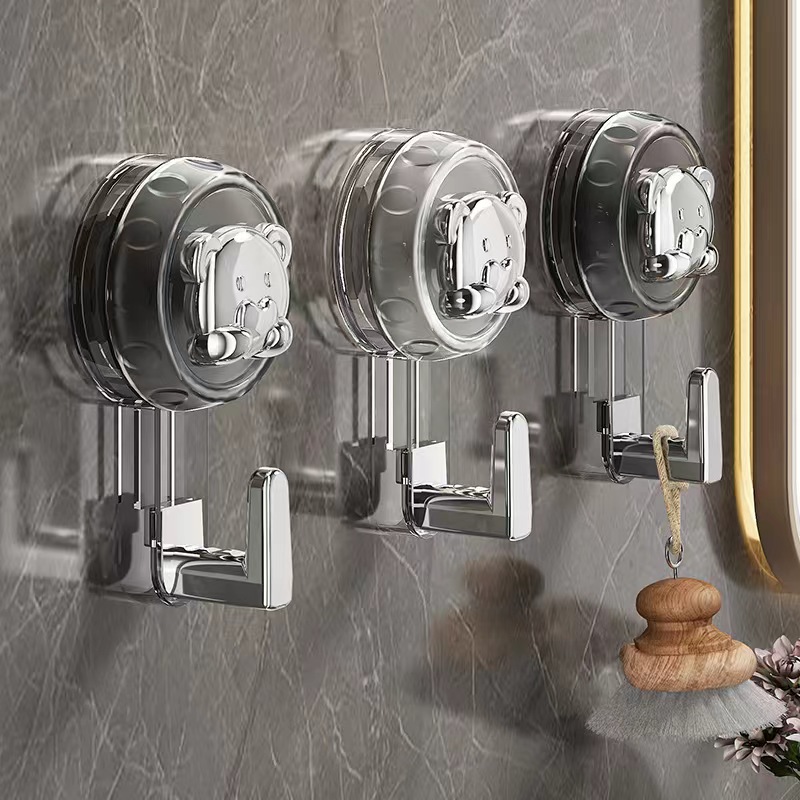 Home Bathroom Towels - Selbstklebender Saugnapf-Küchentuchhaken, Command Hooks Wandhaken, Aufkleber-Aufhänger