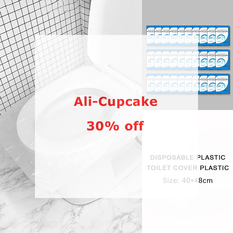 Home Bathroom Accessories - 50 Stück Toilettensitz-Abdeckungen, Toilettendeckel für Badezimmerzubehör,