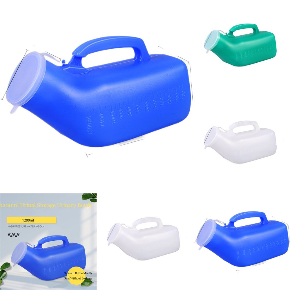 Home Bathroom With Urinal - 1200ml Urinflasche mit Griff für Männer,