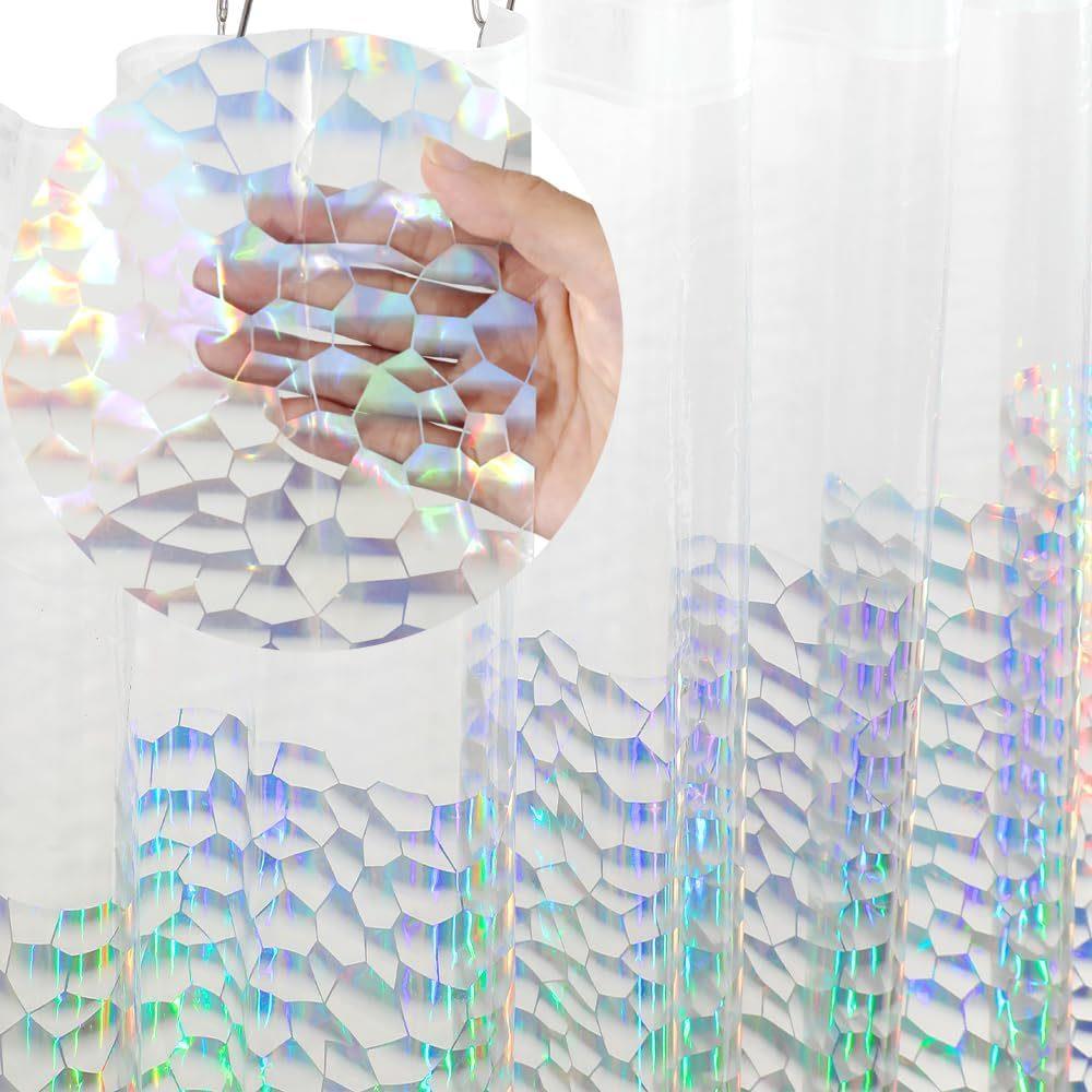 Shower Curtain Liner - Sternbedruckter Duschvorhang, 72 B x 72