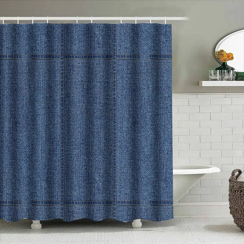 Moderner Bauernhaus-Duschvorha – Shower Curtain Liner Bewertung und Preis