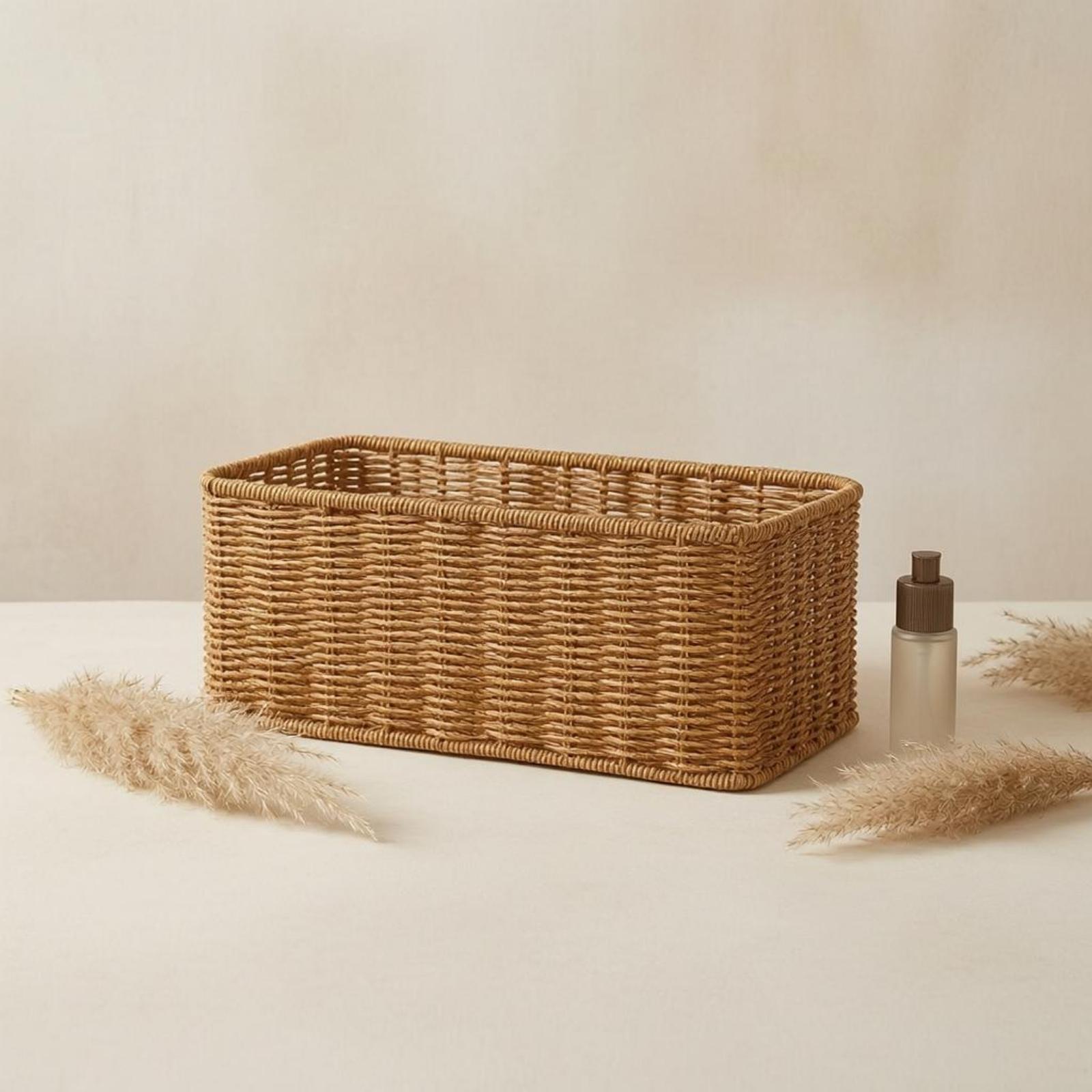 Kunststoff-Rattan-Badezimmer-A – Home Essentials Bathroom Accessories Bewertung und Preis