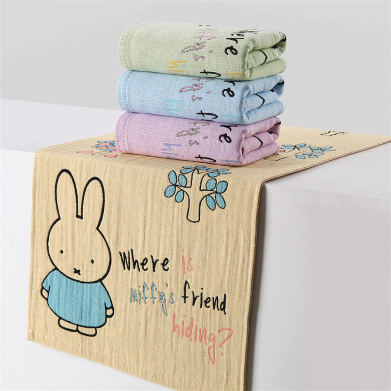 Miffy 100% Baumwoll-Gaze-Handt – Home Bathroom Towels Bewertung und Preis