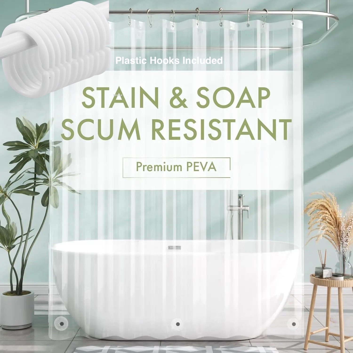 1 Stück leichter, wasserdichte – Shower Curtain Liner Bewertung und Preis