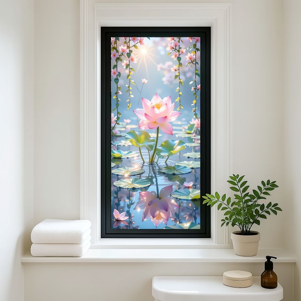 Statische Sichtschutzfolie für – Home Bathroom Window Tint Bewertung und Preis