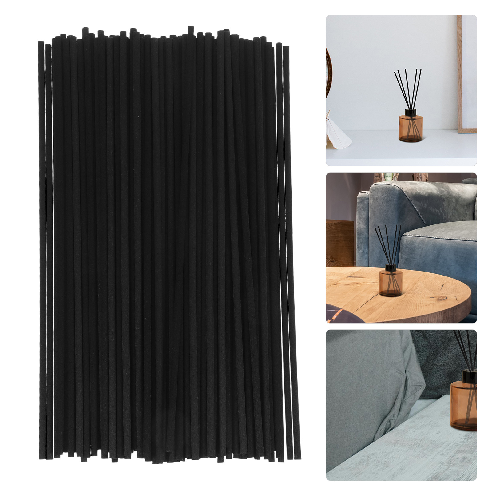 100 Stück schwarze Diffusorstä – Home Bathroom Accessories Bewertung und Preis