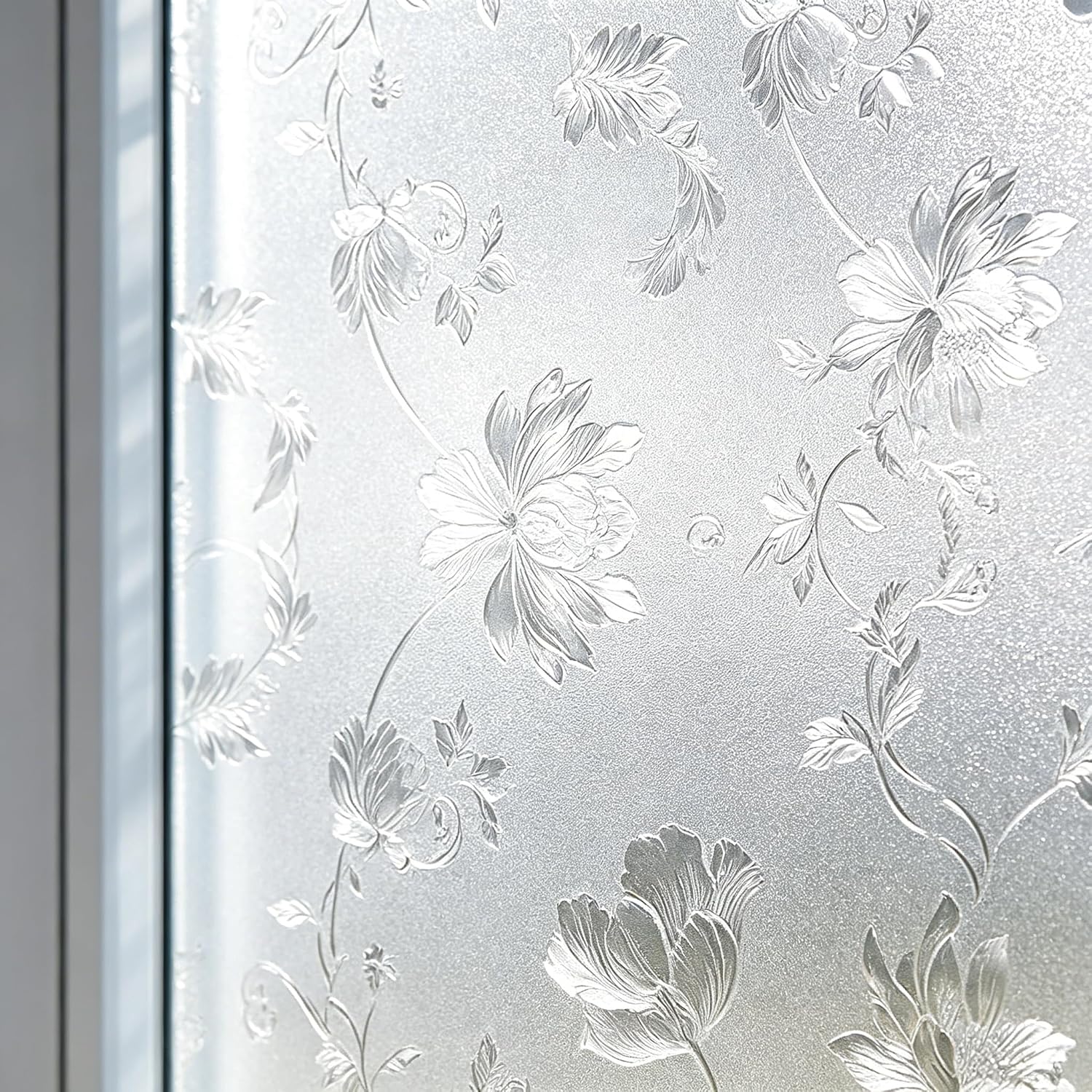Blumenmuster Milchglasfolie fü – Home Bathroom Window Tint Bewertung und Preis