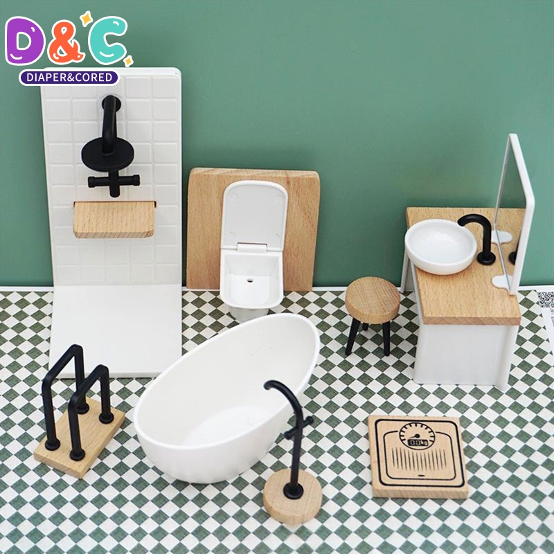 1:6/1:12 Puppenhaus Miniatur B – Home Bathroom Renovation Bewertung und Preis