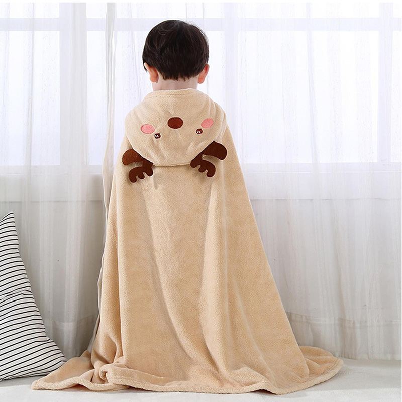 Korallenfleece-Tragbare Decke  – Home Bathroom Towels Bewertung und Preis