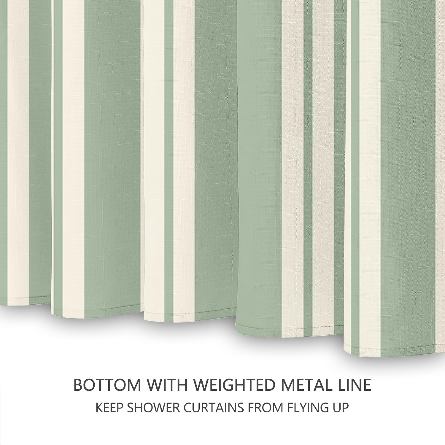 Gestreifter Duschvorhang, wass – Shower Curtain Liner Bewertung und Preis